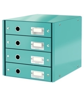 MODULO 4 CAJONES LEITZ TURQUESA