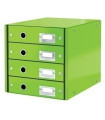 MODULO 4 CAJONES LEITZ  VERDE