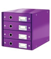 MODULO 4 CAJONES LEITZ VIOLETA