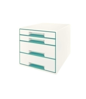 MODULO 4 CAJONES LEITZ TURQUESA