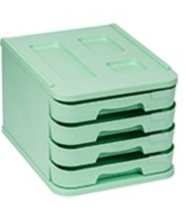 MODULO FAIBO 4 CAJONES VERDE PASTEL