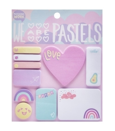 TACO NOTAS MOOVING PASTEL SET SURTIDO