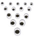 OJOS MOVILES NIEV.OVALADOS PACK 100