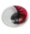 OJOS MOVILES SMART ROJO 10 mm. PACK 50