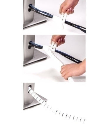 ORGANIZADOR CABLES FELLOWES CABLE ZIP BL