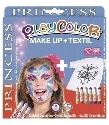 PACK PLAYCOLOR MAQUILL.+TEXTIL PRINCESS