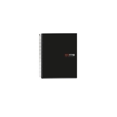 Bloc Miquelrius Emotions Notebook 10 Micro.Tapa Pp A5 200h 70g Cuadric.5x5 Negro