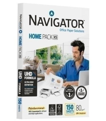 PAPEL A4 NAVIGATOR  80g 150h HOME PACK