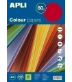 PAPEL COLOR A4 80g 100h SURTID.FLUOR