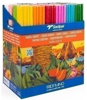 PAPEL CREPE SADIPAL 48g 0,5x2,5 EXP.105