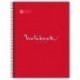 Bloc Miquelrius Emotions Notebook 5 Micro.Tapa Pp A5 120h 90g Cuadric.5x5 Rojo