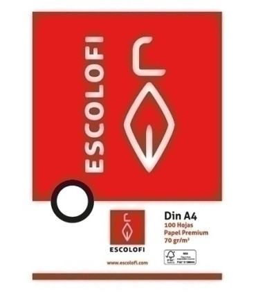 PAPEL ESCOLOFI A4 100h CD.6