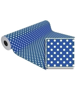 PAPEL REGALO BOBINA BK.31x80 LUNARES