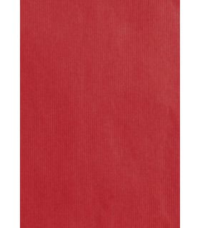 PAPEL REGALO BOBINA TV 70x100 KRAFT ROJO