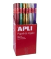 PAPEL REGALO RL.APLI 0,7x2 METAL. (55)