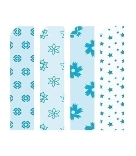 PAPEL PARA ORIGAMI 20x20 AZUL-1 20h