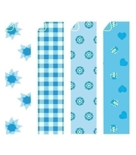 PAPEL PARA ORIGAMI 20x20 AZUL-2 20h