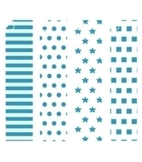 PAPEL PARA ORIGAMI 20x20 AZUL-3 20h