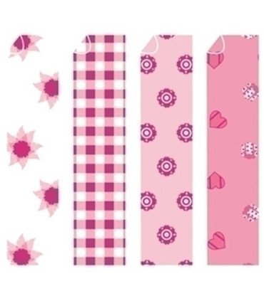 PAPEL PARA ORIGAMI 20x20 ROSA-2 20h