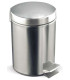 PAPELERA ACERO INOX ROCADA PEDAL 20 LITR