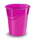 PAPELERA PLAST. CERRADA CEP GLOSS ROSA