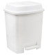 PAPELERA PLASTICO FAIBO C/TAPA PEDAL 22
