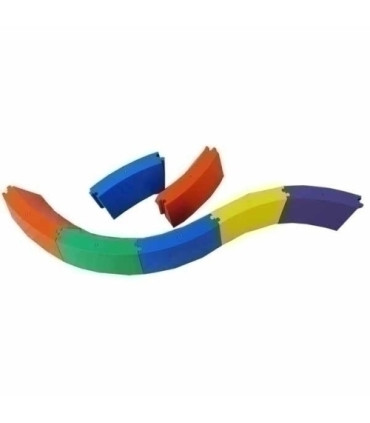 PASILLO SENSORIAL CURVO (10 piezas)