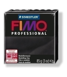 PASTA MODELAR FIMO PROF. NEGRO 85GR