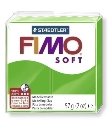 PASTA MODELAR FIMO SOFT VERDE TROP. 57GR