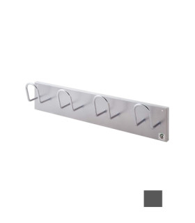 PERCHERO CILINDRO PARED 4 COLGADORES GRA