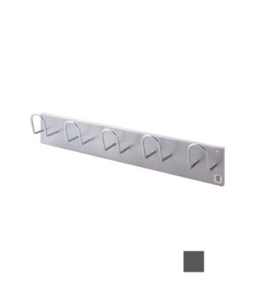 PERCHERO CILINDRO PARED 5 COLGADORES GRA