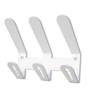 PERCHERO PARED EC/02 3 COLGADORES BLANCO