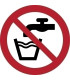 PICTOGRAMA  AGUA NO POTABLE  B/1