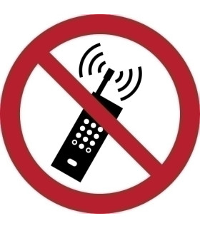 PICTOGRAMA  PROHIBIDO USO MOVILES  B/1