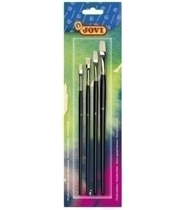 PINCEL JOVI  PLANO BLISTER DE 4