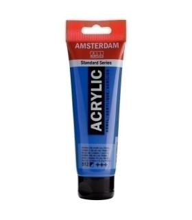 PINTURA ACRIL.AMSTERDAM 120 ml AZUL COB.