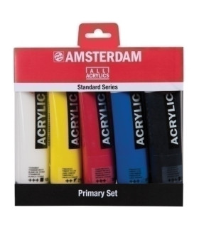 PINTURA ACRIL.AMSTERDAM 120 ml SET 5