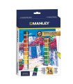 PINTURA ACRIL. MANLEY  12 ml ESTUCHE 24