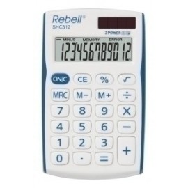 Calculadora De Bolsillo Rebell 12 Digitos Shc-312 Azul