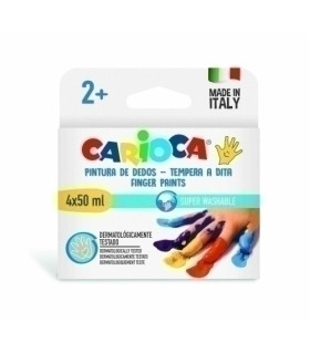 PINTURA de DEDOS CARIOCA 50 ml EST/4