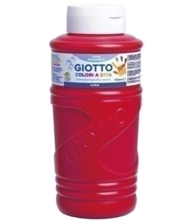 PINTURA DEDOS GIOTTO 750 ml ROJO