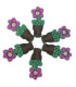 PINZAS SMART MADERA MACETA FLORES PACK 6