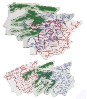 PLANTILLAS FAIBO MAPA 22x18.5 F/P ESPAÑA