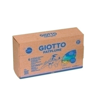 PLASTILINA PATPLUME 350GR C/16 PRIMARIOS