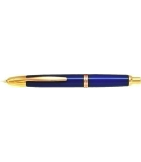PLUMA PILOT CAPLESS ORO AZUL (M)