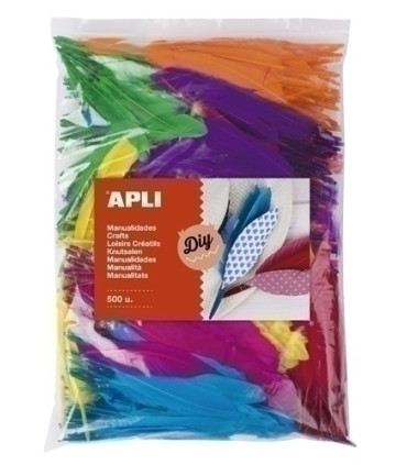PLUMAS APLI COLORES SURT. B/500