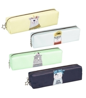 PORTATODO CENTRUM PVC RECT. 1 CREM. SURT