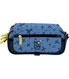 PORTATODO GRAFOPLAS MOON 3 CREM. AZUL