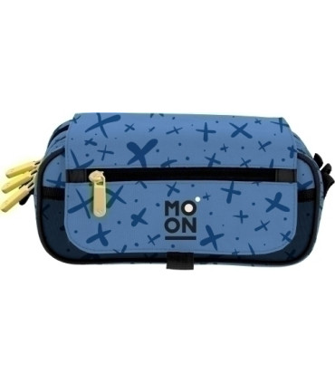 PORTATODO GRAFOPLAS MOON 3 CREM. AZUL