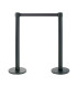 POSTE SEPARADOR METALICO 95 CM PACK 2